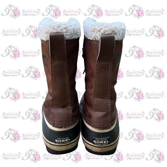 New SOREL 1964 Pac T Size 10 Hickory Brown Winter Snow Menβs Boots warm black - Picture 4 of 8